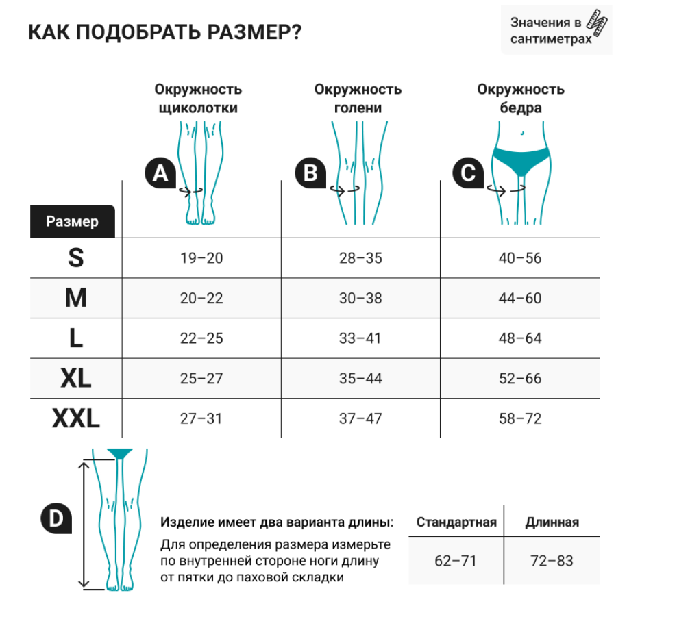 Компрессионные чулки 2С205 VENOTEKS, 2 класс купить в OrtoMir24
